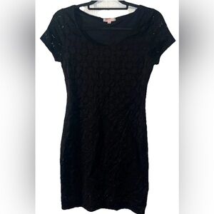 Isaac Mizrahi Dress Women’s Medium Black Lace